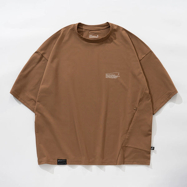[2411CS21] CREW NECK QUICK DRYING POCKET T-SHIRT