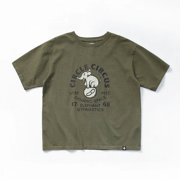 [2510-ST-08]SOGATA CIRCLE CIRCUS PRINTED T-SHIRT
