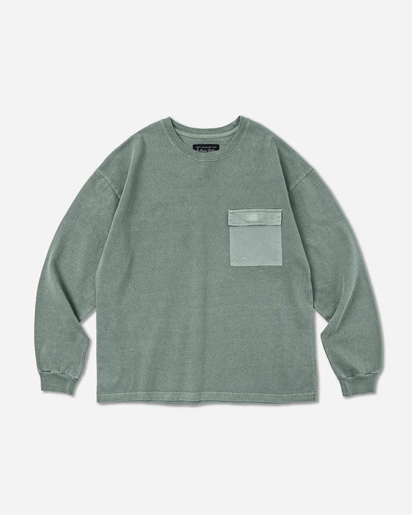 [SGT-2350213]SOGATA GARMENT DYE POCKET LS TEE